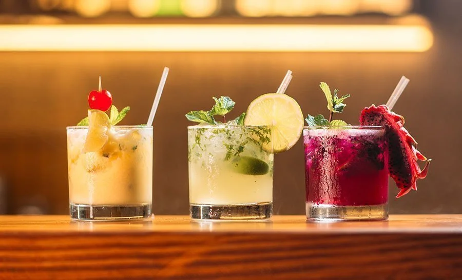 6 cocteles con ron